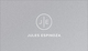 Circle Initials Double Sided Shimmer Contact Cards Image 9 of 12